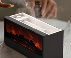 Aromatyczny nawilżacz z efektem Kominka LED – Dyfuzor Płomieni z Pilotem