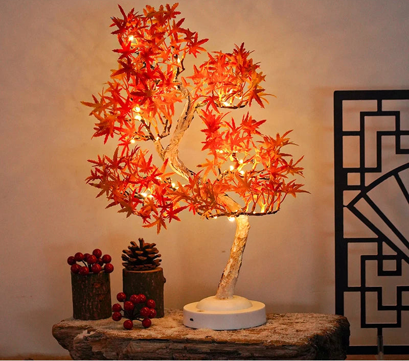 Lampka dekoracyjna LED w Kształcie Drzewka Klonowego | Oświetlenie Nastrojowe