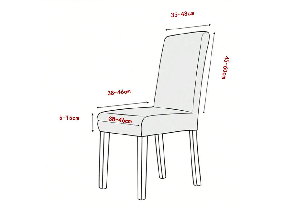 Elastyczny pokrowiec na krzesło – wodoodporny, miękki, dopasowujący się